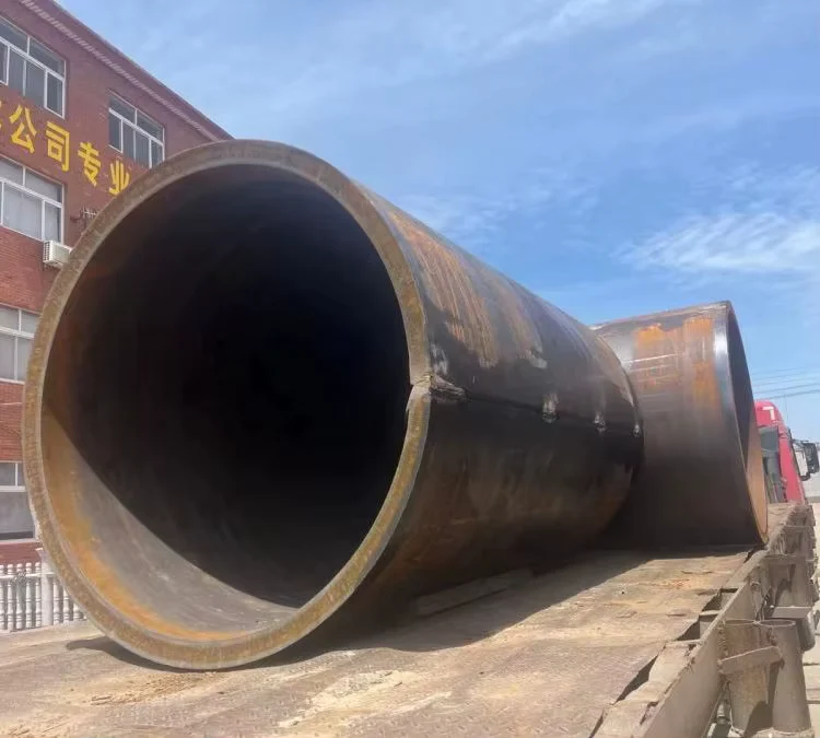 Q235 Q355 Galvanized ERW Round Steel Pipe Factory Direct Supplier