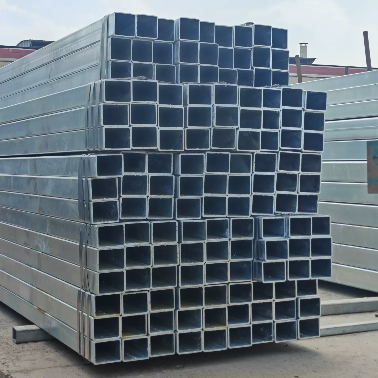 Q235 S275 Pre-Galvanized Square Rectangular Steel Tube Supplier