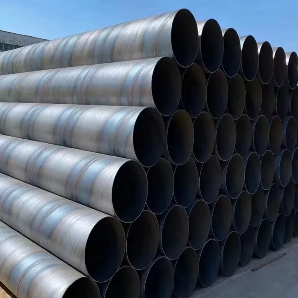 Q235 SSAW Spiral Steel Pipe OD 10-1000mm Factory Direct Supplier