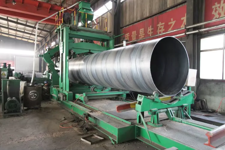 Q235 SSAW Spiral Welded Steel Pipe API 5L Factory Direct Supplier