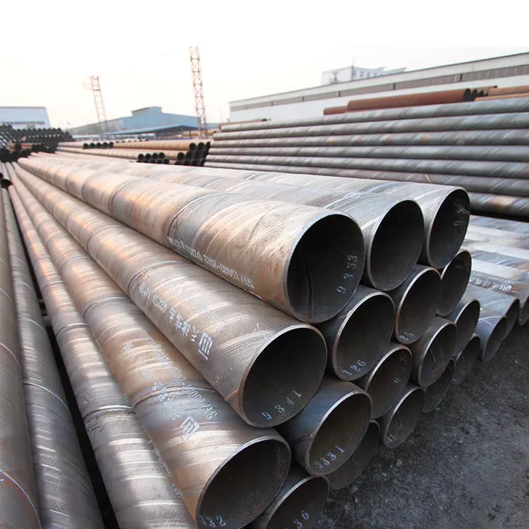 Q235 SSAW Spiral Welded Steel Pipe API 5L Factory Direct Supplier