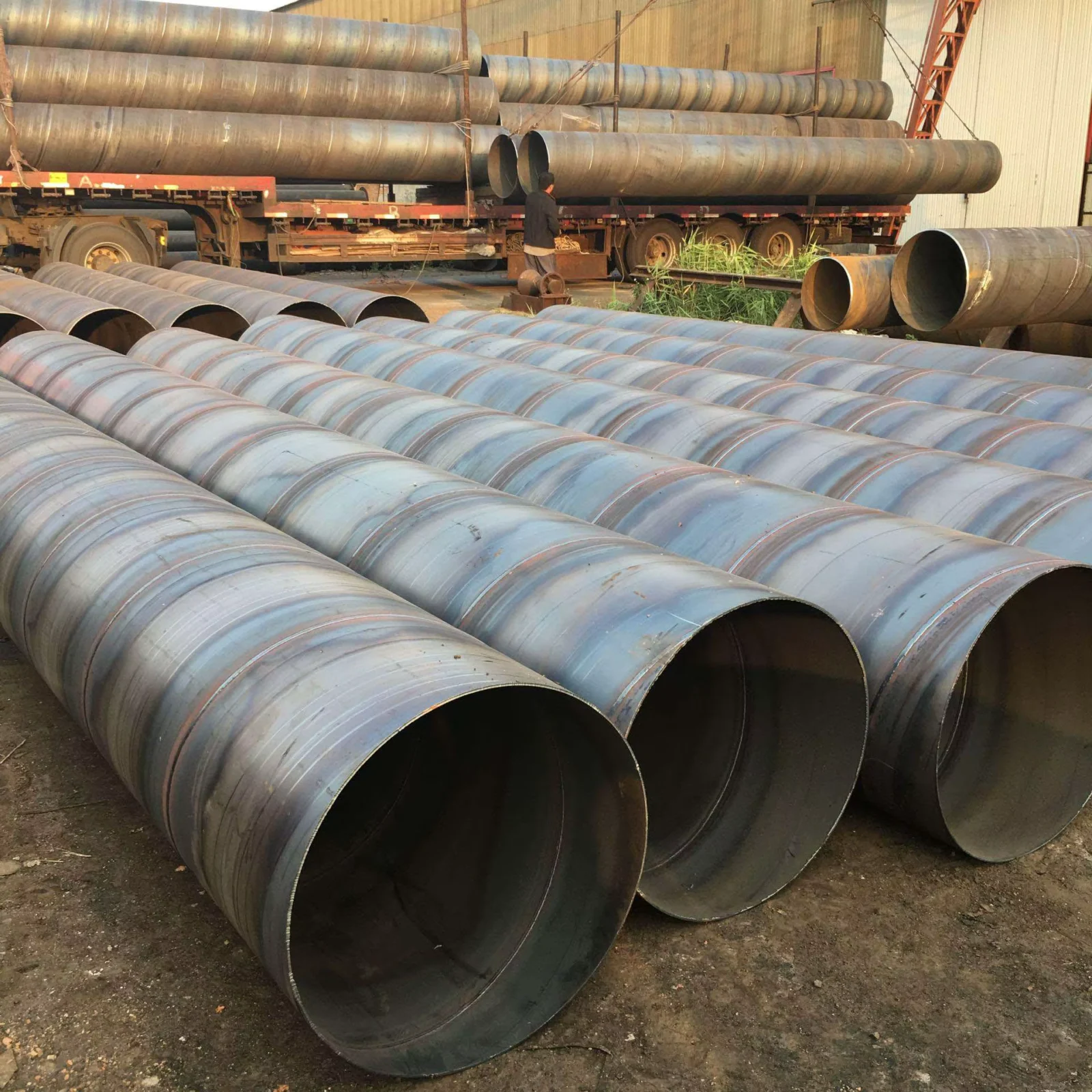Q235 X42 SSAW Spiral Steel Pipe OD 219-3000mm Factory Direct Supplier