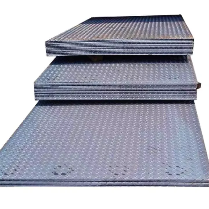 Q235B Checkered Steel Plate 1-100mm Hot Rolled Diamond Pattern Supplier