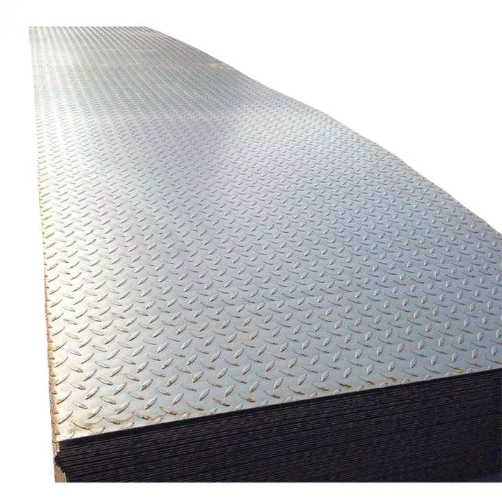Q235B Checkered Steel Plate 1-100mm Hot Rolled Diamond Pattern Supplier