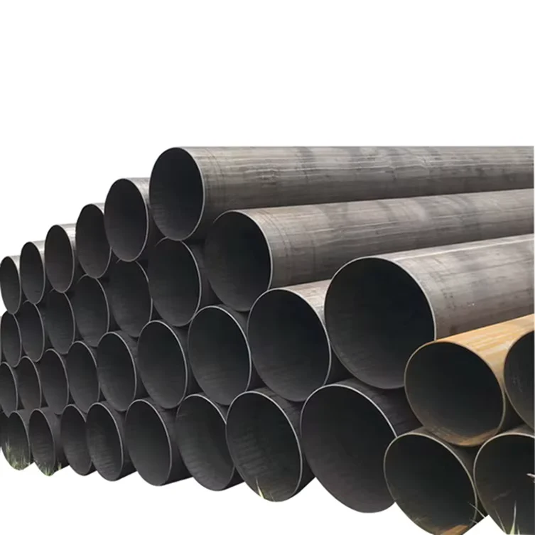 Q235B ERW Round Steel Pipe 6m Black Factory Direct Supplier