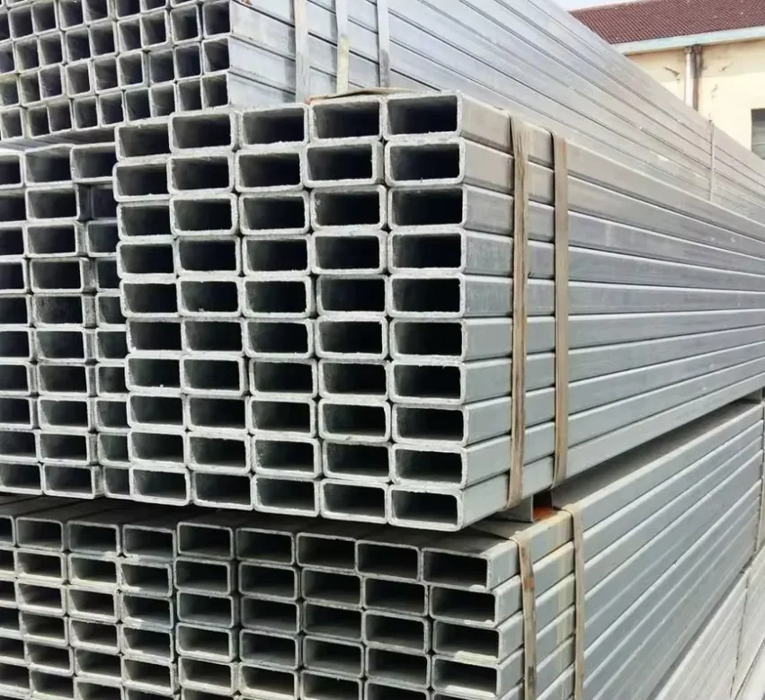 Q235B Galvanized Square Rectangular Steel Tube 0.6-28mm Factory Direct Supplier