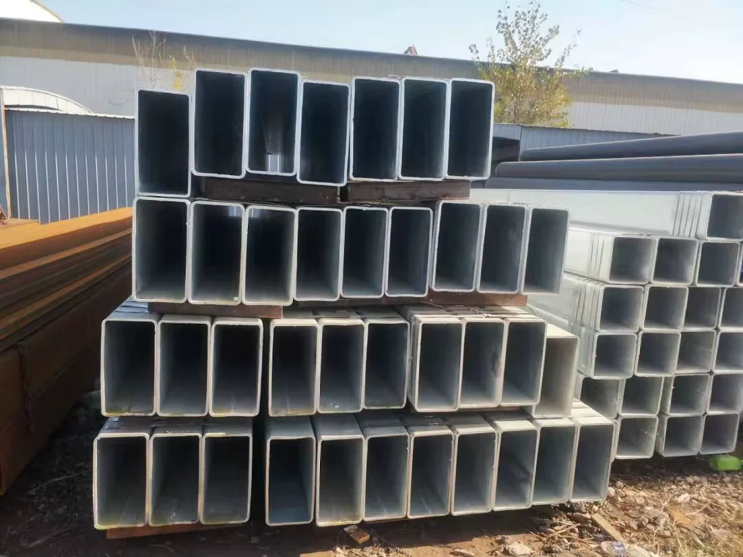 Q235B Galvanized Square Rectangular Steel Tube Factory Direct