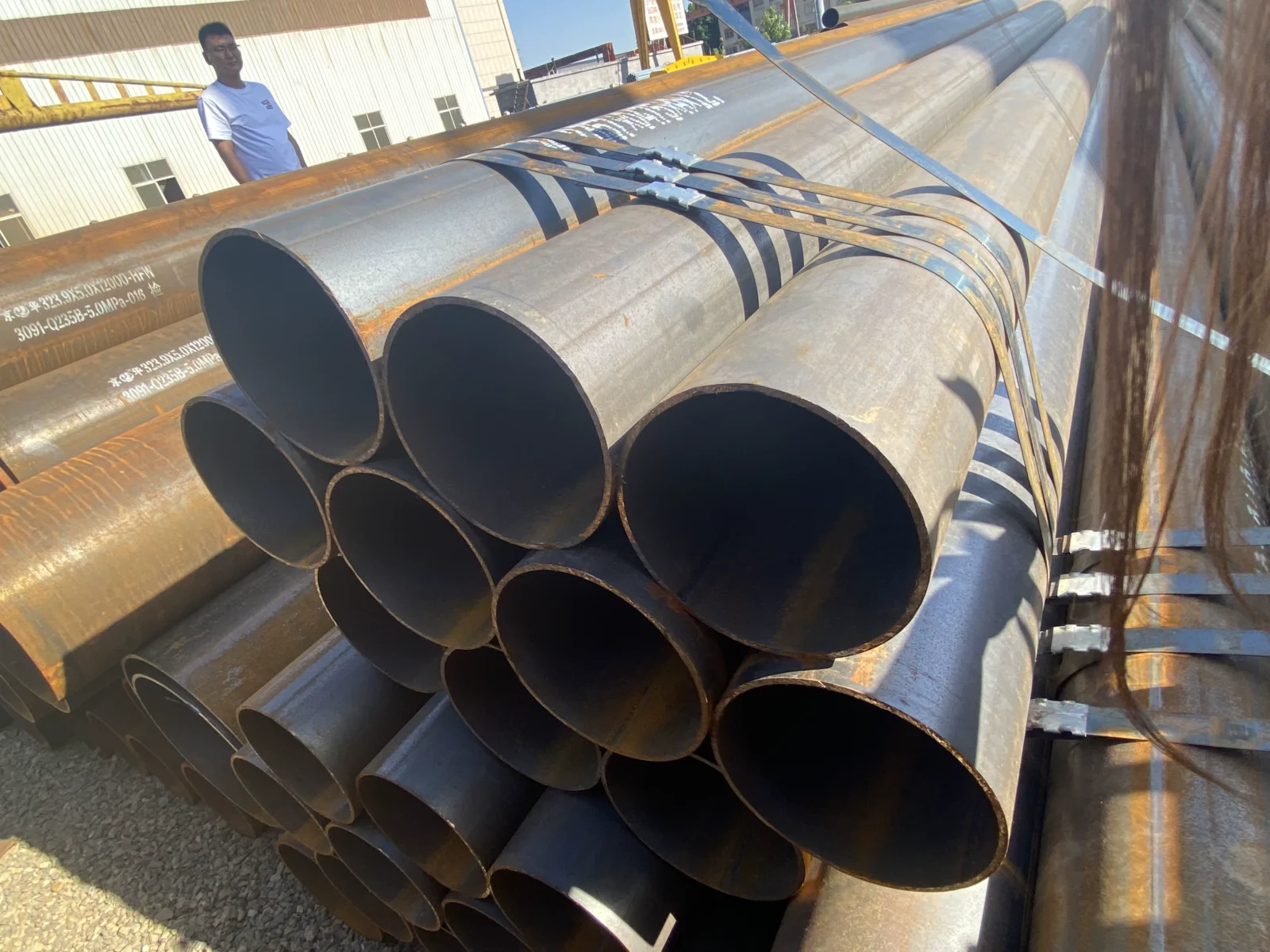 Q235B LSAW Steel Pipe OD 10-2500mm API 5L Factory Direct Supplier