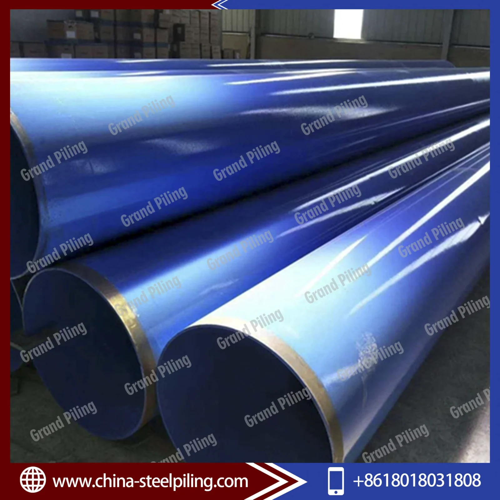 Q235B Q345B API 5L JCOE Welded Steel Pipe Pile OD 325-5500mm Factory Direct