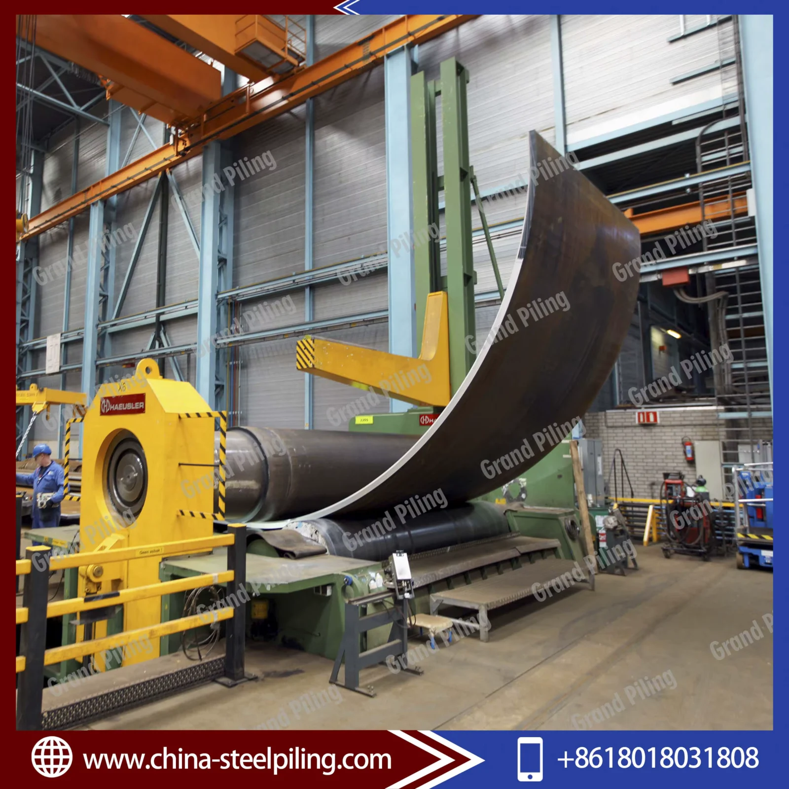 Q235B Q345B API 5L JCOE Welded Steel Pipe Pile OD 325-5500mm Factory Direct