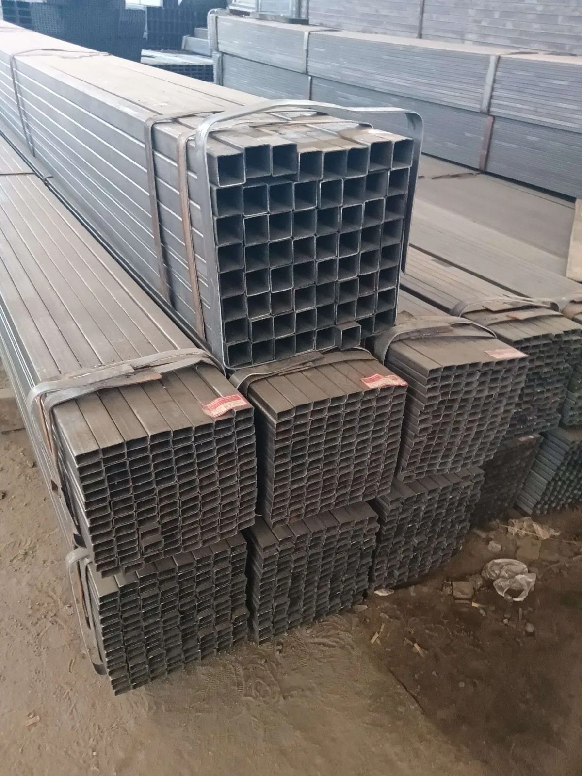 Q235B Q345B ASTM Carbon Steel Square Rectangular Tube Factory Direct