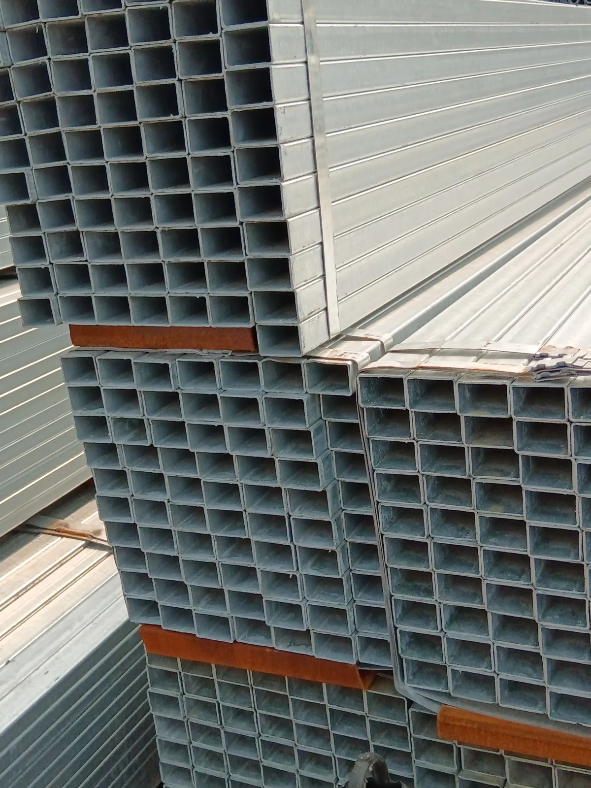 Q235B Q345B ERW Galvanized Square Rectangular Steel Tube Factory Direct Supplier