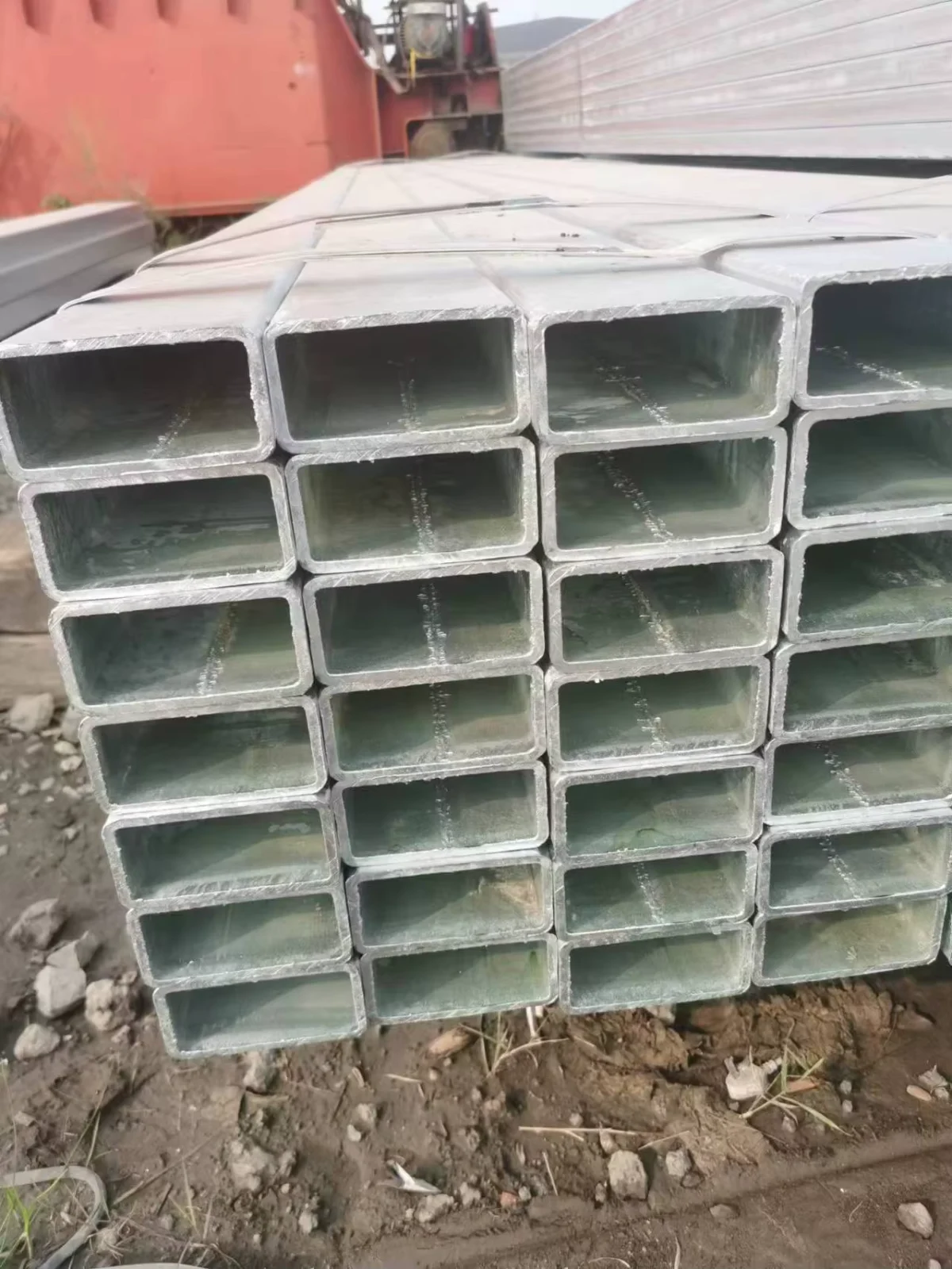 Q235B Q345B ERW Galvanized Square Rectangular Steel Tube Factory Direct Supplier