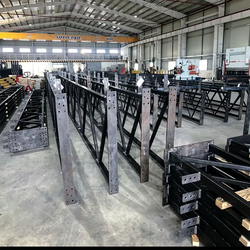 Q235B Q345B Fabricated Steel Structure Custom Welding Cutting Drilling Supplier