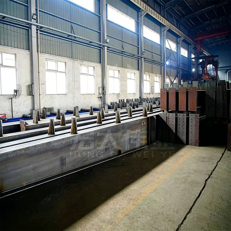 Q235B Q345B Fabricated Steel Structure Custom Welding Cutting Drilling Supplier