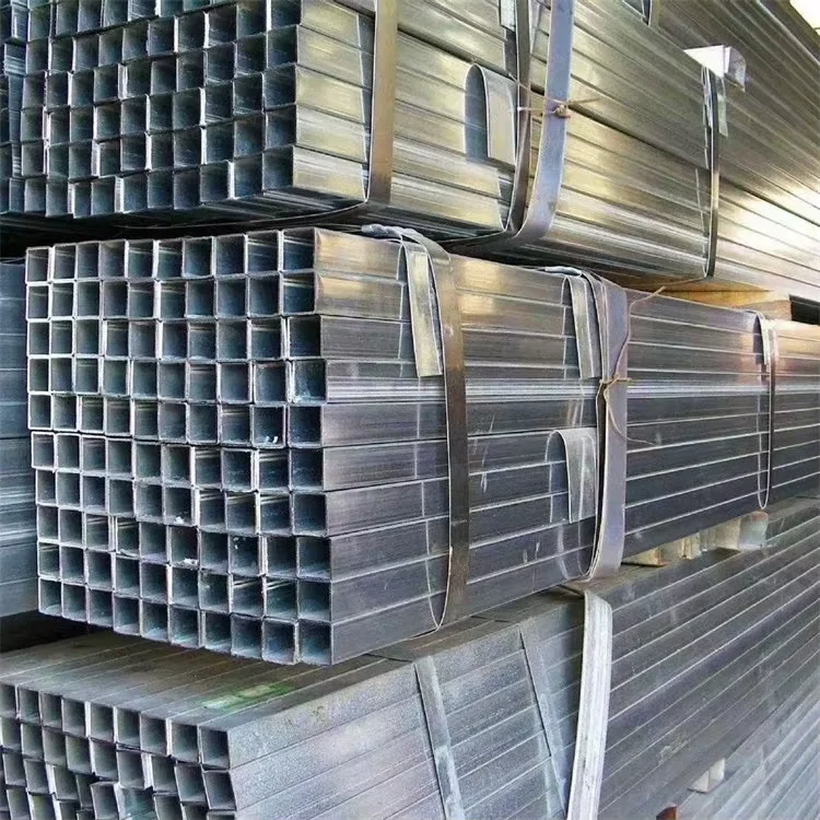 Q235B Q345B Galvanized ERW Square Rectangular Steel Tube Factory Direct