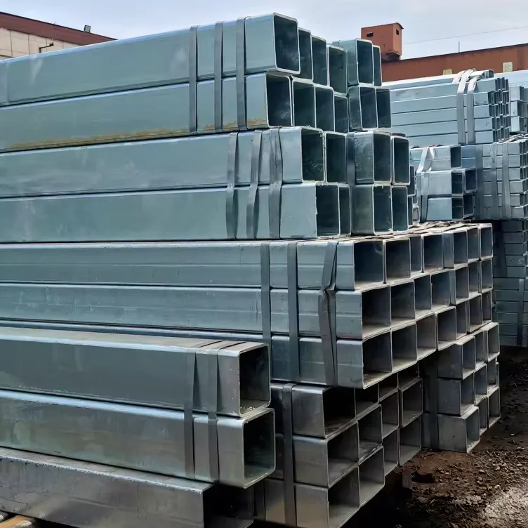 Q235B Q345B Galvanized Square Rectangular Steel Tube Factory Direct Supplier