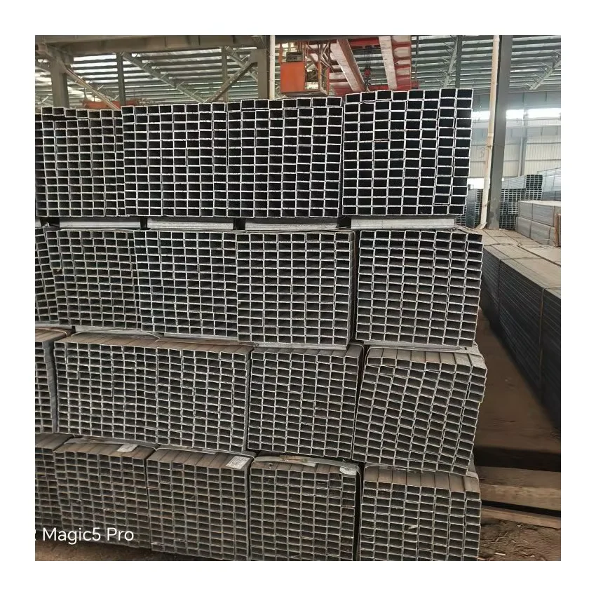 Q235B Q345B Galvanized Square Rectangular Steel Tube Factory Direct Supplier