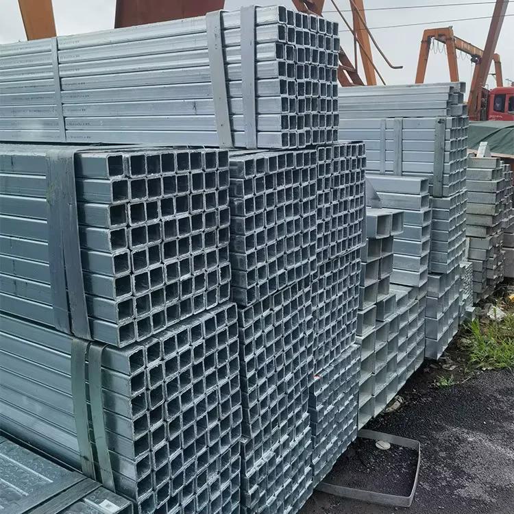 Q235B Q345B Galvanized Square Rectangular Steel Tube Factory Direct Supplier