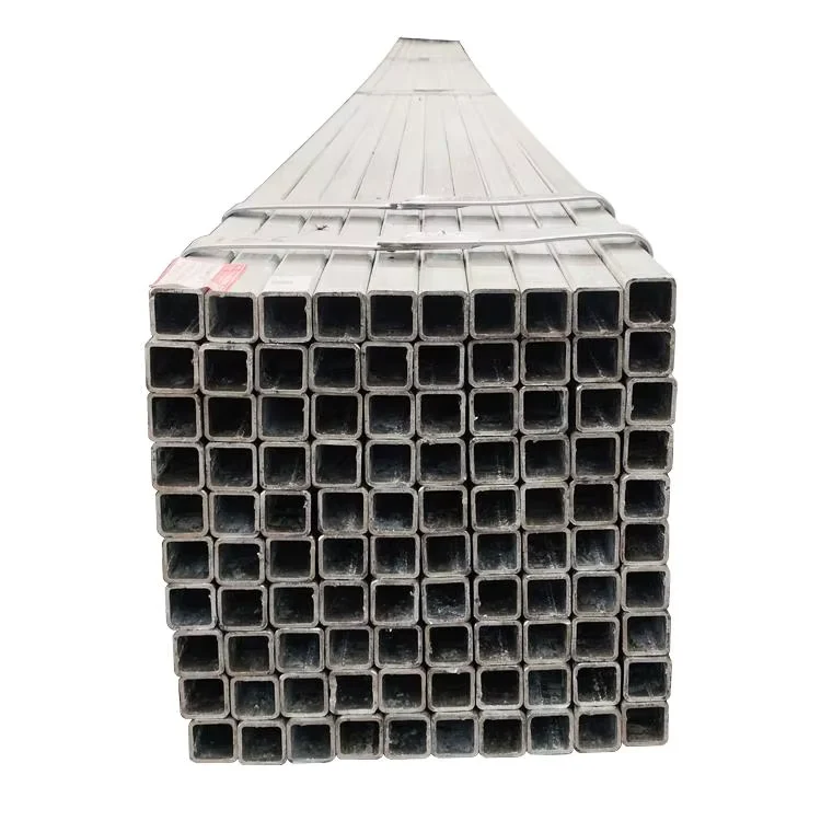 Q235B Q345B Galvanized Square Rectangular Steel Tube Factory Direct Supplier