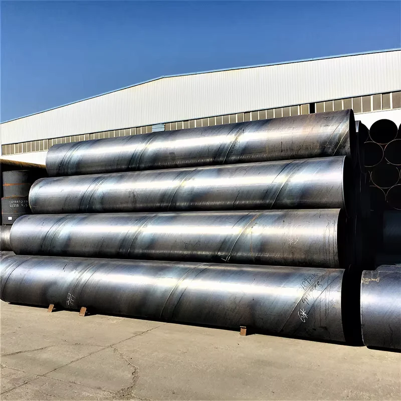 Q235B Q345B SSAW Spiral Welded Steel Pipe API 5L OD 159-3200mm Factory Direct