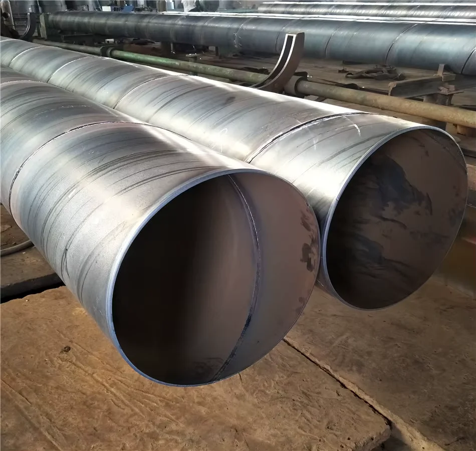 Q235B Q345B SSAW Spiral Welded Steel Pipe OD 219-4064mm Factory Direct Supplier