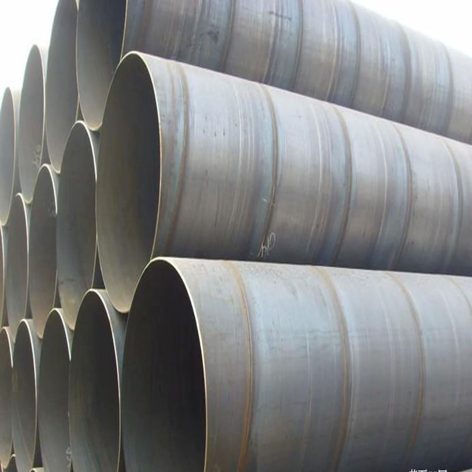 Q235B Q345B SSAW Spiral Welded Steel Pipe OD 219-4064mm Factory Direct Supplier