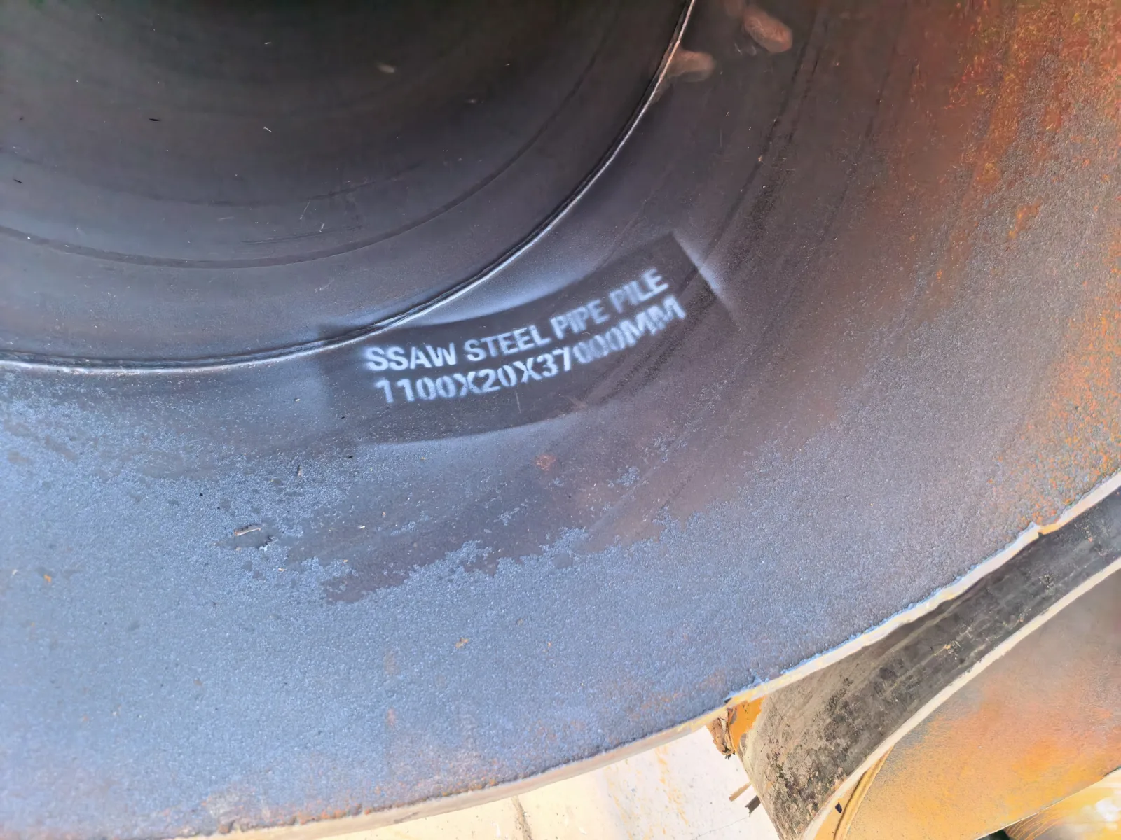 Q235B Q345B SSAW Steel Pipe Pile OD 20-1100mm Factory Direct Supplier