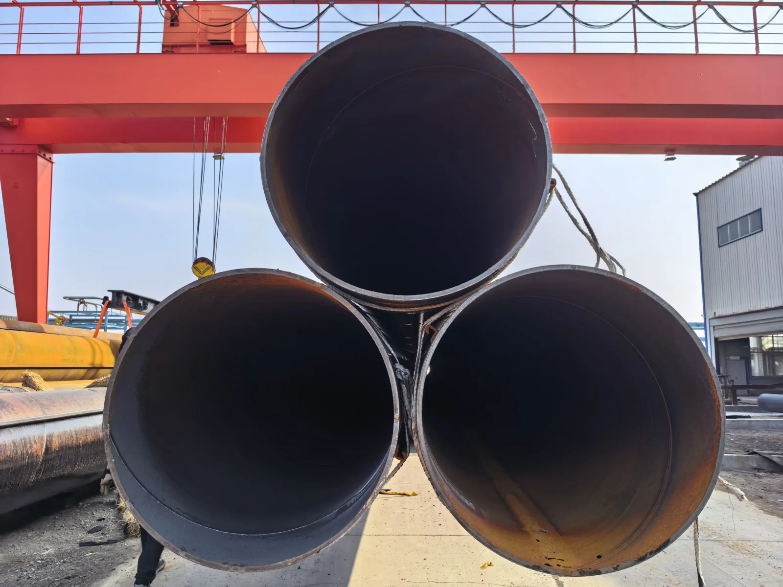Q235B Q345B SSAW Steel Pipe Pile OD 20-1100mm Factory Direct Supplier