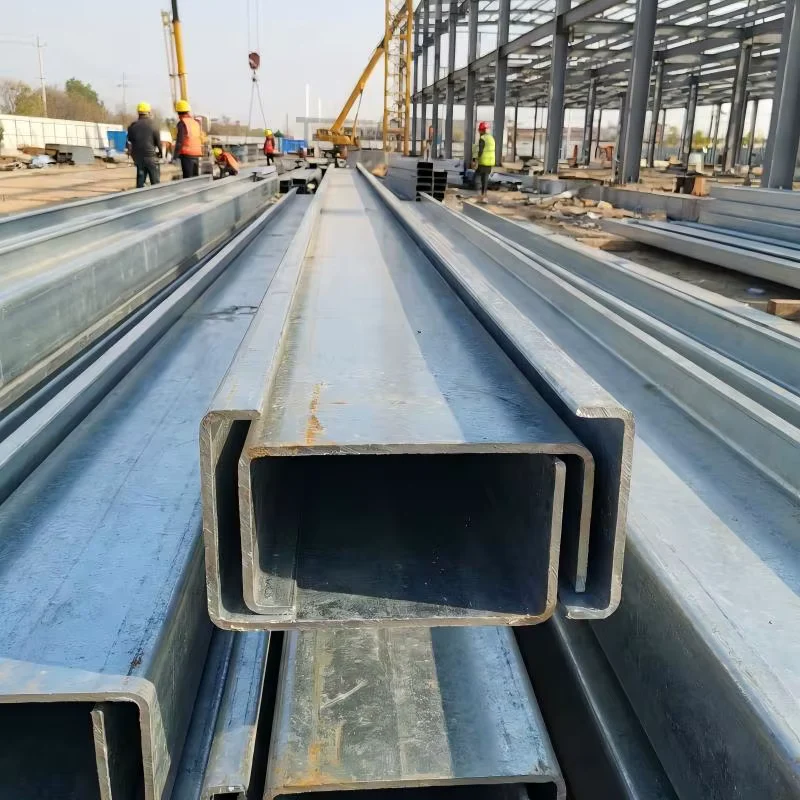 Q235B Q355B C Channel Steel Hot Dip Galvanized Factory Direct Supplier