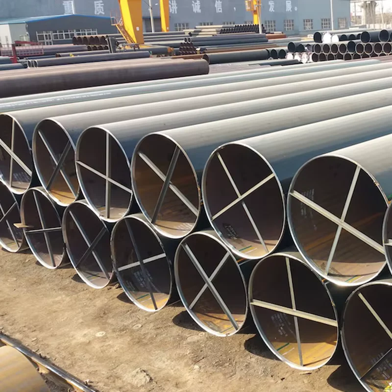 Q235B Q355B Large Diameter LSAW Steel Pipe OD 355-4000mm Factory Direct