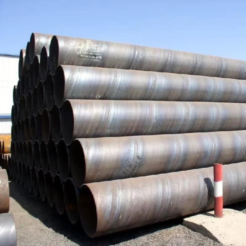 Q235B SSAW Spiral Welded Steel Pipe OD 159-3200mm API 5L Factory Supplier
