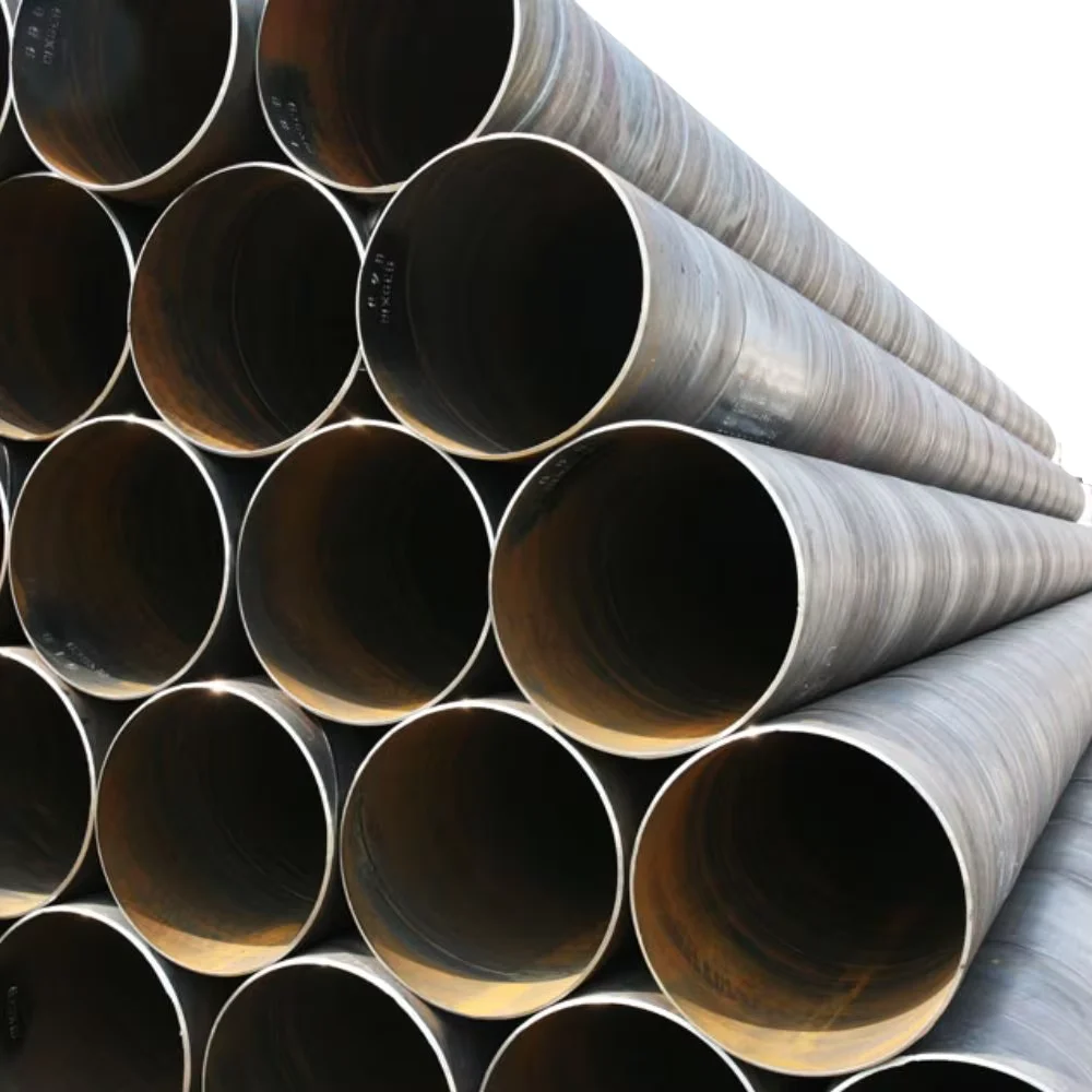 Q235B SSAW Spiral Welded Steel Pipe OD 273-3000mm Factory Direct Supplier