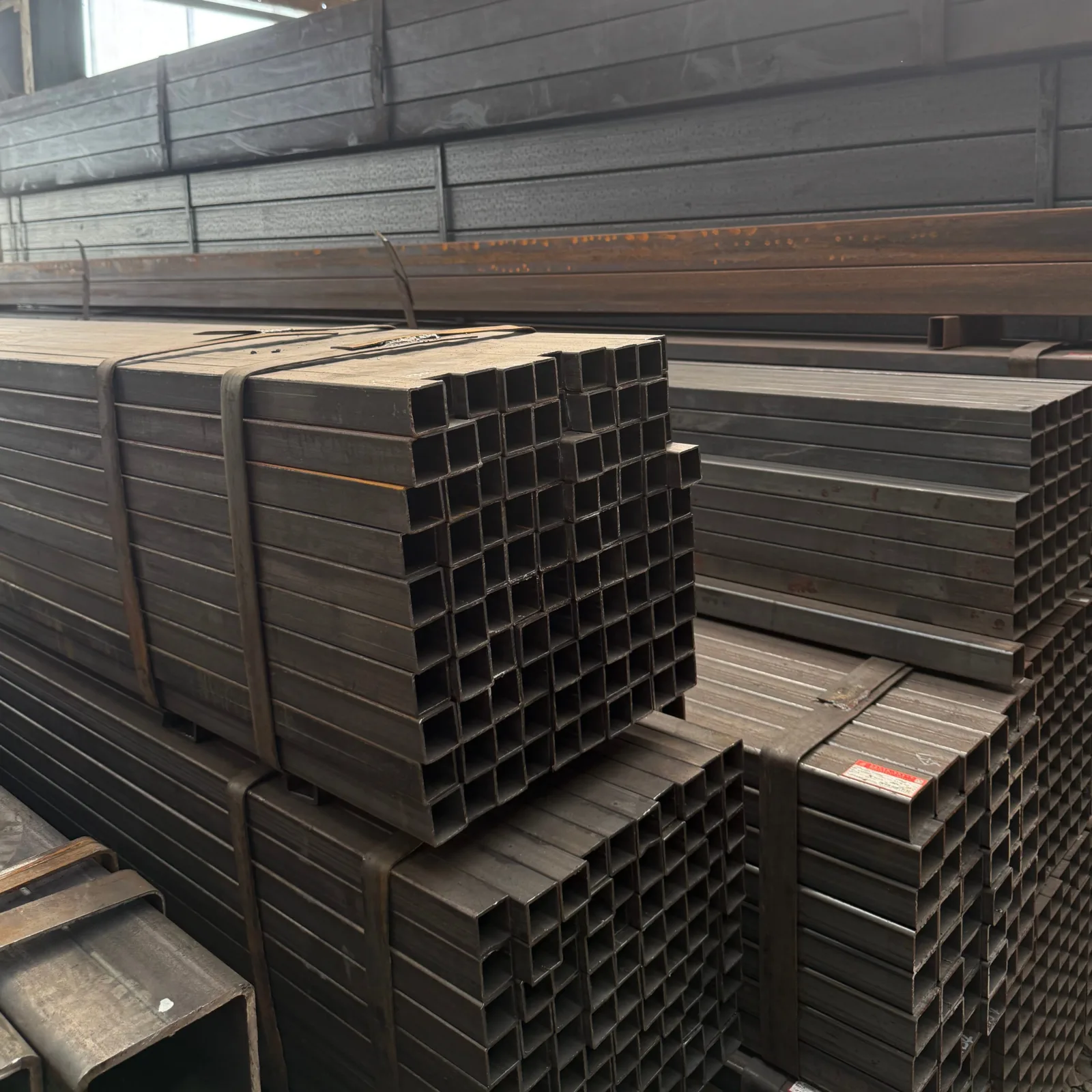 Q345B ERW Welded Square Steel Tube 110x110mm Factory Direct Supplier