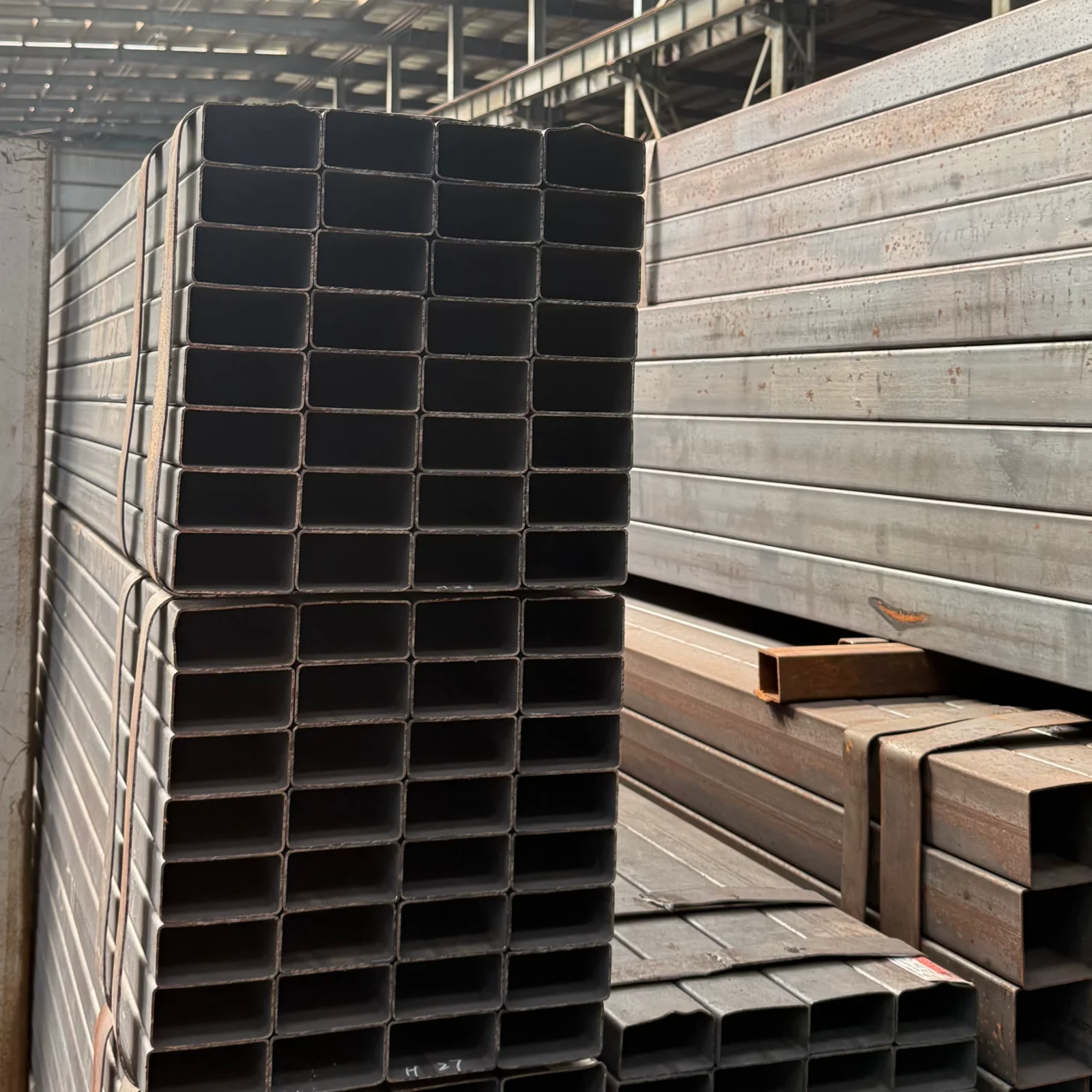 Q345B ERW Welded Square Steel Tube 110x110mm Factory Direct Supplier