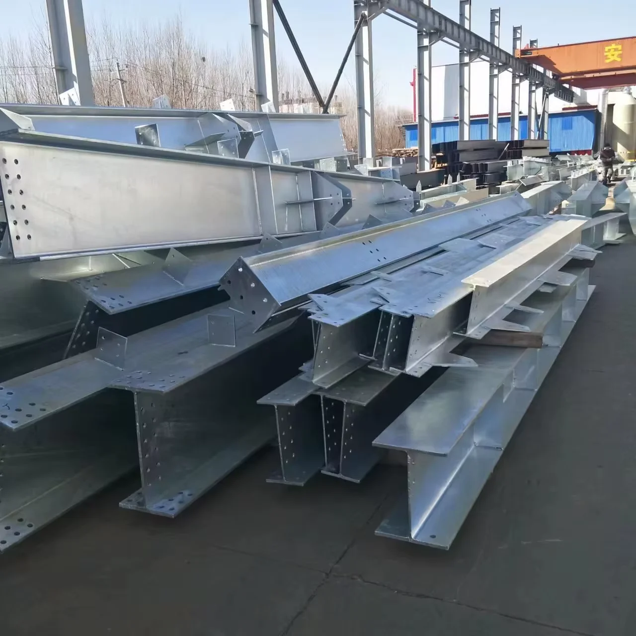 Q355B S355JR ASTM A572 H-Beam Structural Steel Fabrication Supplier
