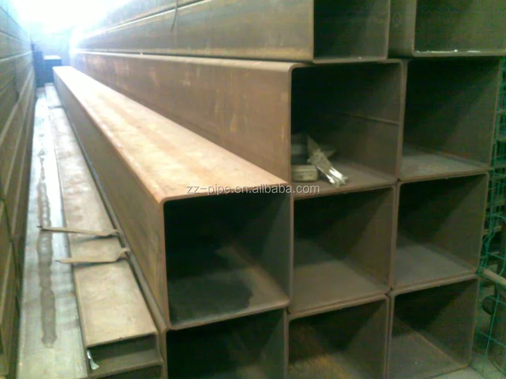 S235 S275 Galvanized Square Steel Tube JIS API ASTM ERW Factory Direct