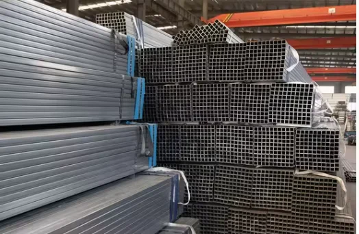 S235 S275 Galvanized Square Steel Tube JIS API ASTM ERW Factory Direct