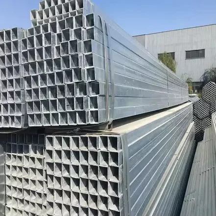 S235 S275 Q235B Galvanized Square Rectangular Steel Tube 0.8-30mm Factory Direct