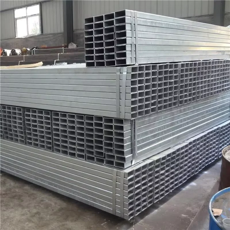 S235 S275 Q235B Galvanized Square Rectangular Steel Tube 0.8-30mm Factory Direct