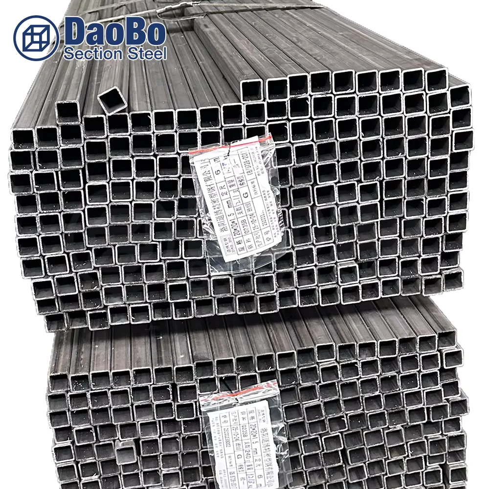 SS400 ERW Rectangular Steel Tube JIS G3466 Factory Direct Supplier