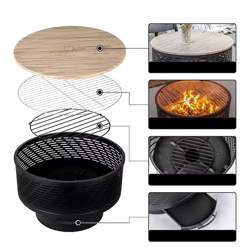 Stainless Steel Smokeless Fire Pit Custom Design Supplier